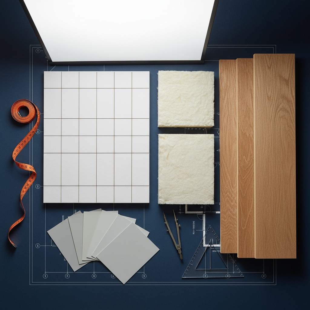 Matériel d'aménagement intérieur avec brico motifs vestimentaires.